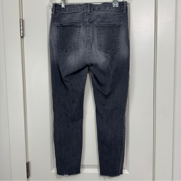 Frank & Eileen 31 Sligo Gray Wash Skinny Jeans ~ High Waist Raw Hem - Picture 3 of 10